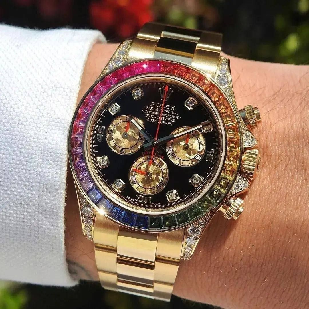 Premium watch close-up